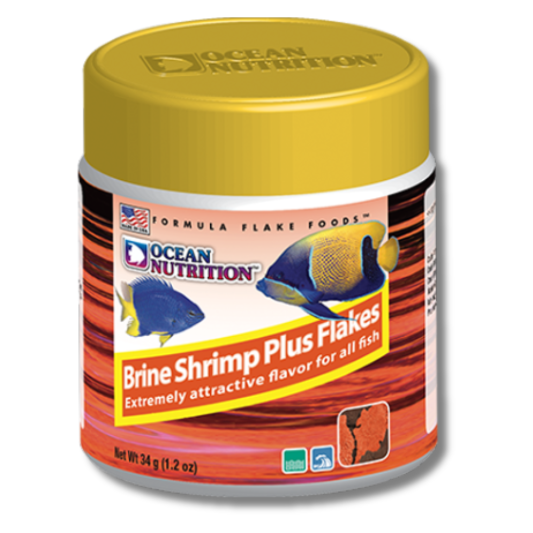 Ocean Nutrition Brine Shrimp Plus Flakes