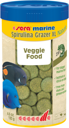 Sera Marine Spirulina Grazer XL Veggie Food